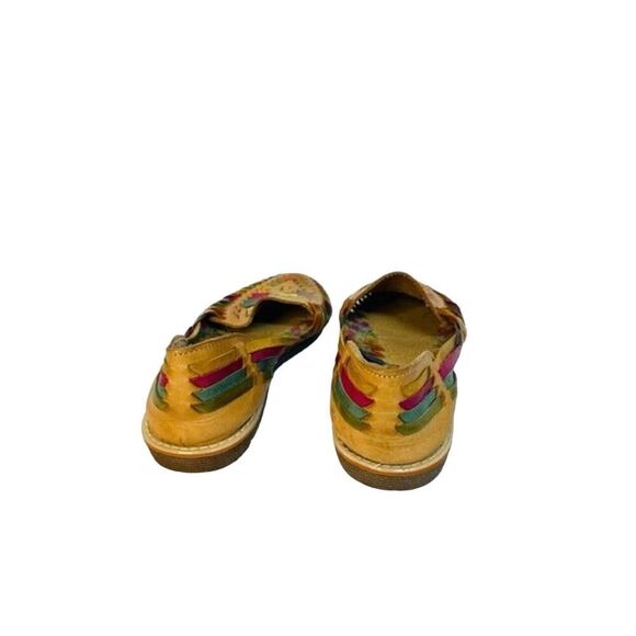 Calzado Ortega Lissandra Womens Sandals Huraches Rainbow Leather Made Mexico 7.5 - Picture 3 of 8